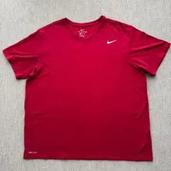 た*。様 NIKE ナイキ THE NIKE TEE DRI-FIT 赤 Tシャ
