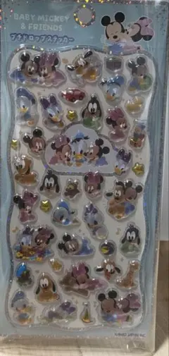【正規品】ベビーミッキー&フレンズ　プチドロップステッカー