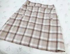 evelyn チェックスカート