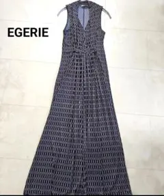 EGERIE エジェリー マキシストレッチジャージワンピース