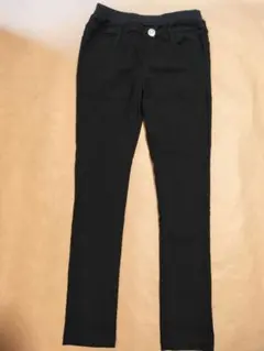 ブラックスリムフィットパンツ 140サイズ