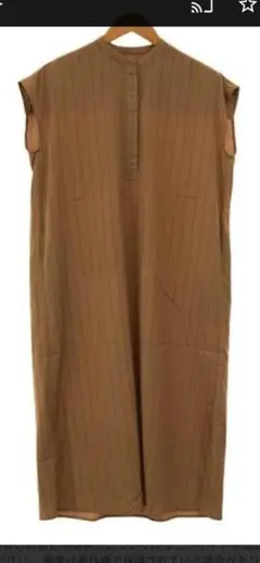 イエナ　ストライプロングシャツワンピース　36サイズ