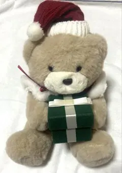 プレゼントボックス付きくまサンタ／クリスマスのサムネイル