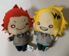 ヒロアカ【⭐️JF2018限定品】切島＆上鳴　にとたんぬいぐるみ 制服ver