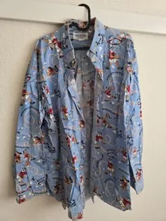 Captain Santa キャラクター柄シャツ XL　キャプテンサンタ