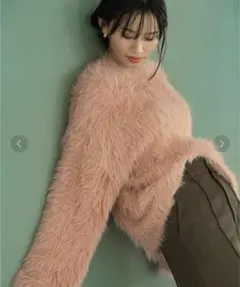 FREAK'S STORE フェザーヤーン シャギー ニットプルオーバー