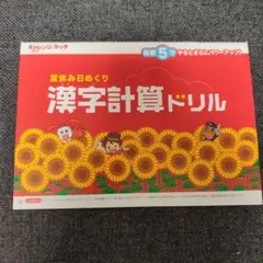 進研ゼミ小学講座 チャレンジタッチ 3年生 夏休み日めくり漢字計算ドリルのサムネイル