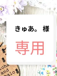 きゅあ。様　専用ページ