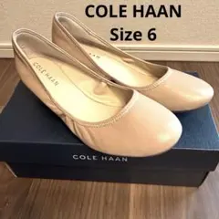 COLE HAAN パンプス スローンウェッジ　レザー　ラウンドトゥ　23㎝
