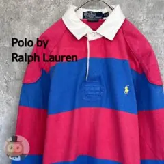 【状態◯】ポロ ラルフローレン 長袖 ラガーシャツ 古着 ユニセックス