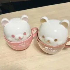リラックマ コリラックマ チョコレート＆コーヒー ラテアート風ふた付マグカップ