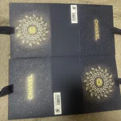 CHANEL ギフトボックス ネイビー　ホリデー限定