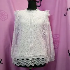 ❤️新品・タグ付き❤️【チャオパニック】レースカットソー