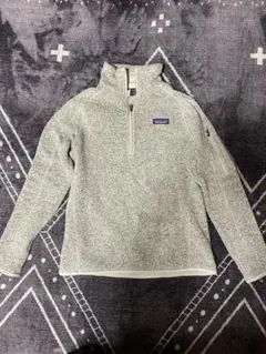 patagonia フリース ハーフジップ S グレー系