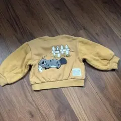 美品！ZARAbabyマスタード バルーンスリーブ トレーナー 80cm ベビー