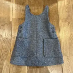 【美品】ZARA グレー ワンピース 92cm