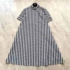 美品♡マッキントッシュロンドン ストライプ ロングシャツワンピース 38 Mのサムネイル