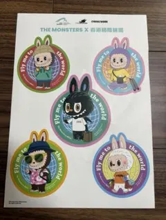 ラブブ　THE MONSTERS ステッカー 5枚セット