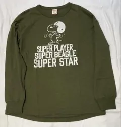 新品　デニムダンガリースヌーピー ロングTシャツ　02サイズ