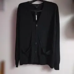 ★★BANANA REPUBLIC ブラックVネック XL新品のサムネイル