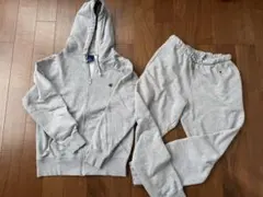 champion チャンピオン スウェット 上下セット　セットアップ グレー