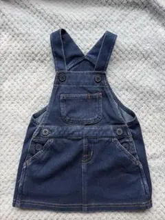 デニムスカート オーバーオール ジャンパースカート　80cm