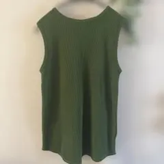 新品　Mila Owen グリーン ノースリーブ　トップス