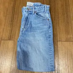 Moname ライトブルー ストレートデニム ハイウエスト