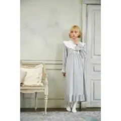 【新品未使用】 星名桜子 しまむらコラボ レディース　ヨークフリルワンピース