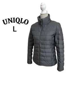 UNIQLO ダークグレー ウルトラライトダウンジャケット L