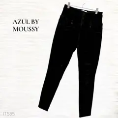 アズールバイマウジー/スキニーデニム/Ｌ/ハイウエスト/美脚/コットン/ブラックのサムネイル