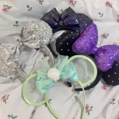 ディズニーカチューシャ　ミニーカチューシャ