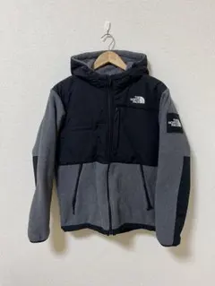 ザノースフェイス　デナリフーディー　フリースジャケット　Mサイズ　ミックスグレー