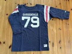 チャンピオンChampio七分袖スウェット　L ネイビー　ヴィンテージ