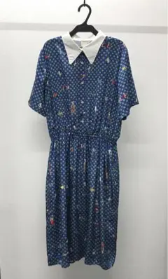 マンナイン　バード柄ワンピース NEW定番ワンピース | mannine (Women/大きいサイズ