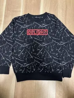 DELIGHT スプラッターデザイン トレーナー