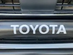 TOYOTA カッティングステッカー　 トヨタ　白　約4 x 22センチ