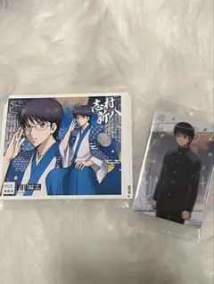 銀魂　吉原大炎上　志村新八　サントリーコラボラベル缶　カードセット