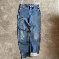 リーバイス550 Levis W36 ペイント 青 古着 90s 21114 - メルカリ