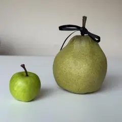 フェイクフルーツ　洋梨　青リンゴ　2個セット