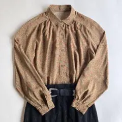 used レトロ 小花柄 ブラウス 古着 ヴィンテージ vintage