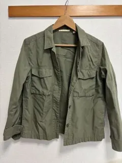 オリーブ ミリタリージャケット Mサイズ