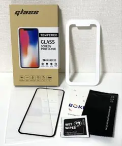 GLASS 強化ガラス iPhoneX XS 保護フィルム 9H 1枚