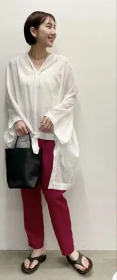 JOURNAL STANDAR シルキーツイルテーパードパンツ38のサムネイル