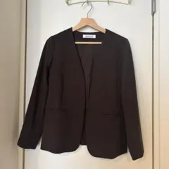 NATURAL BEAUTY BASIC ノーカラージャケット