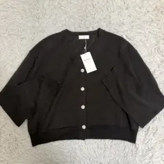 未使用✨ボールジィ 22年 ハイツイストラミー Vネックショートカーディガン