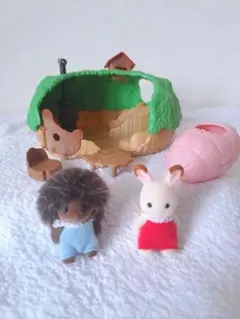 シルバニア ハリネズミ かわいいひみつのおうちセット おまけ付き