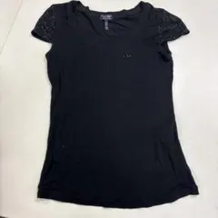 ARMANI JEANS レディース 半袖Tシャツ ブラックのサムネイル