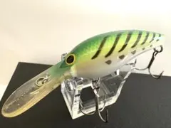 ハンドメイドミノー 楽気50s チャートヤマメ ピンク バルサミノー 渓流