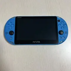 PS Vita 本体 青 8GBメモリーカード、充電器付き。